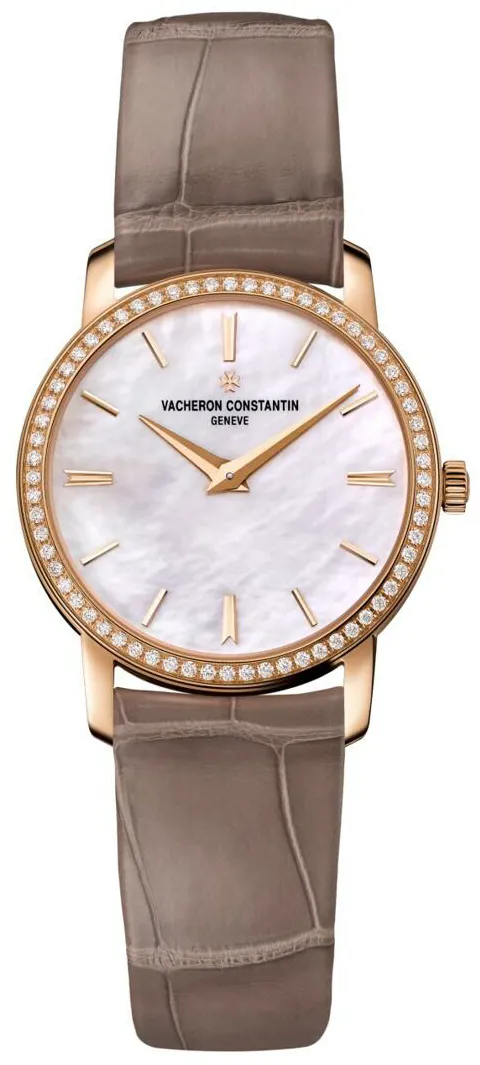 Vacheron Constantin Traditionnelle 25558/000R-B156 30mm Rose gold White