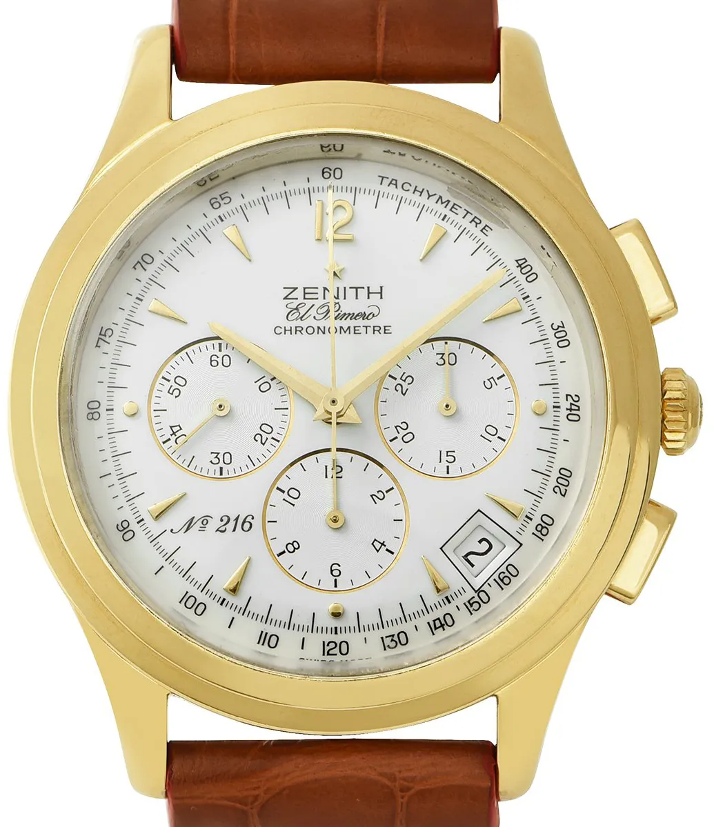 Zenith El Primero 30.1250.400 40mm Yellow gold Silver