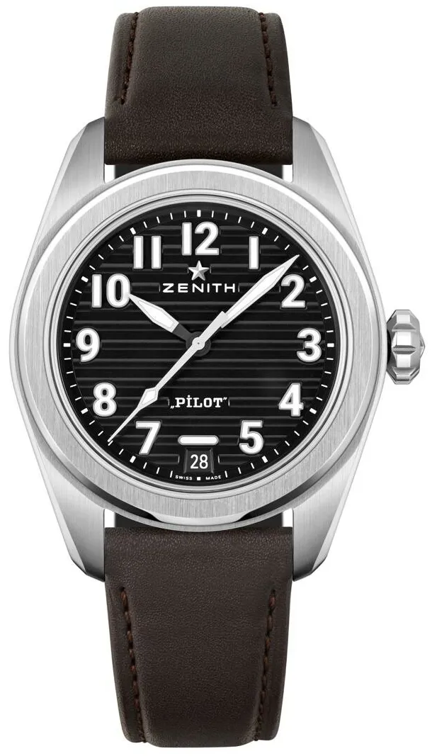 Zenith Pilot 03.4000.3620/21.I001 40mm Stainless steel Black 3