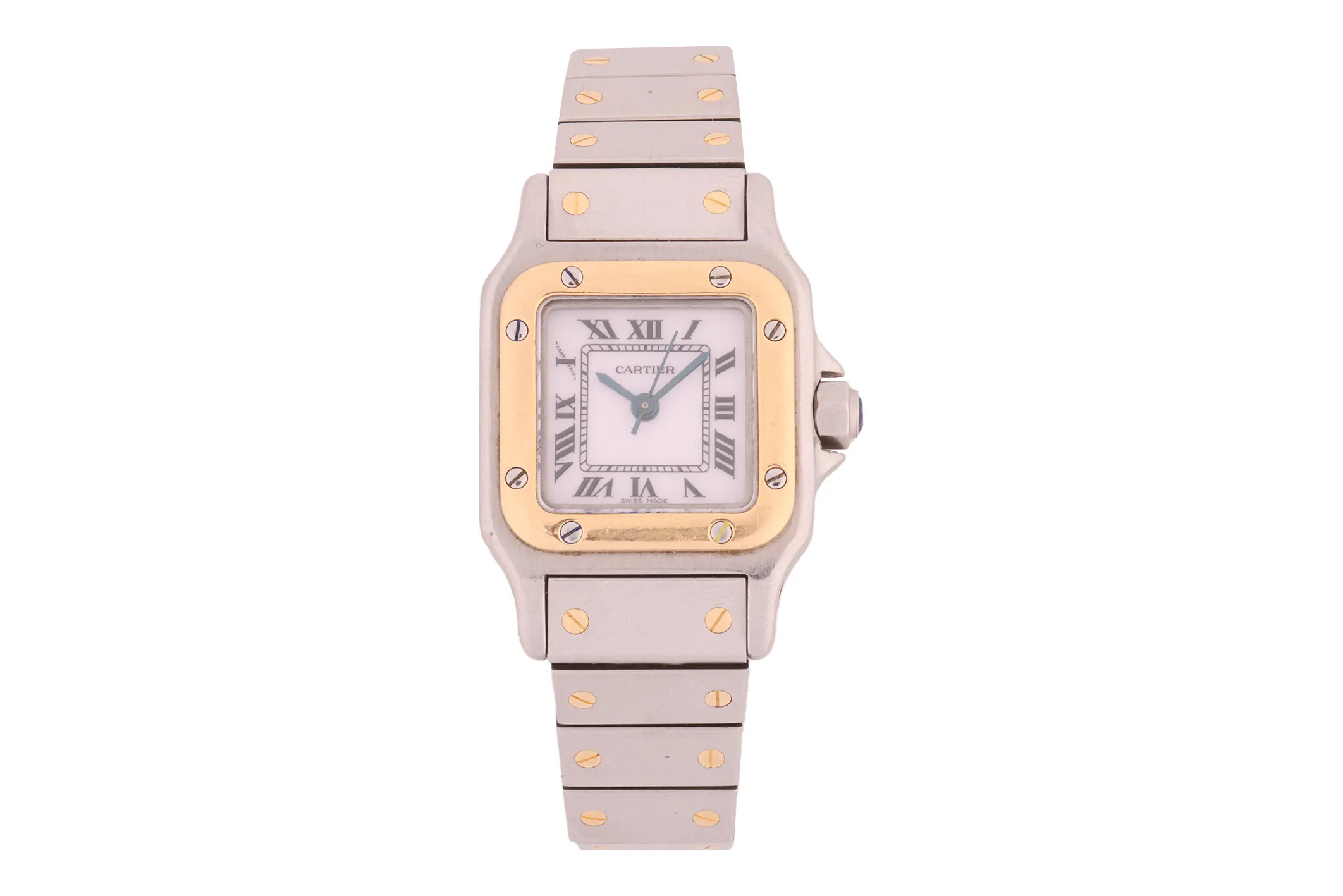 Cartier Santos 2671 24mm Stainless steel White