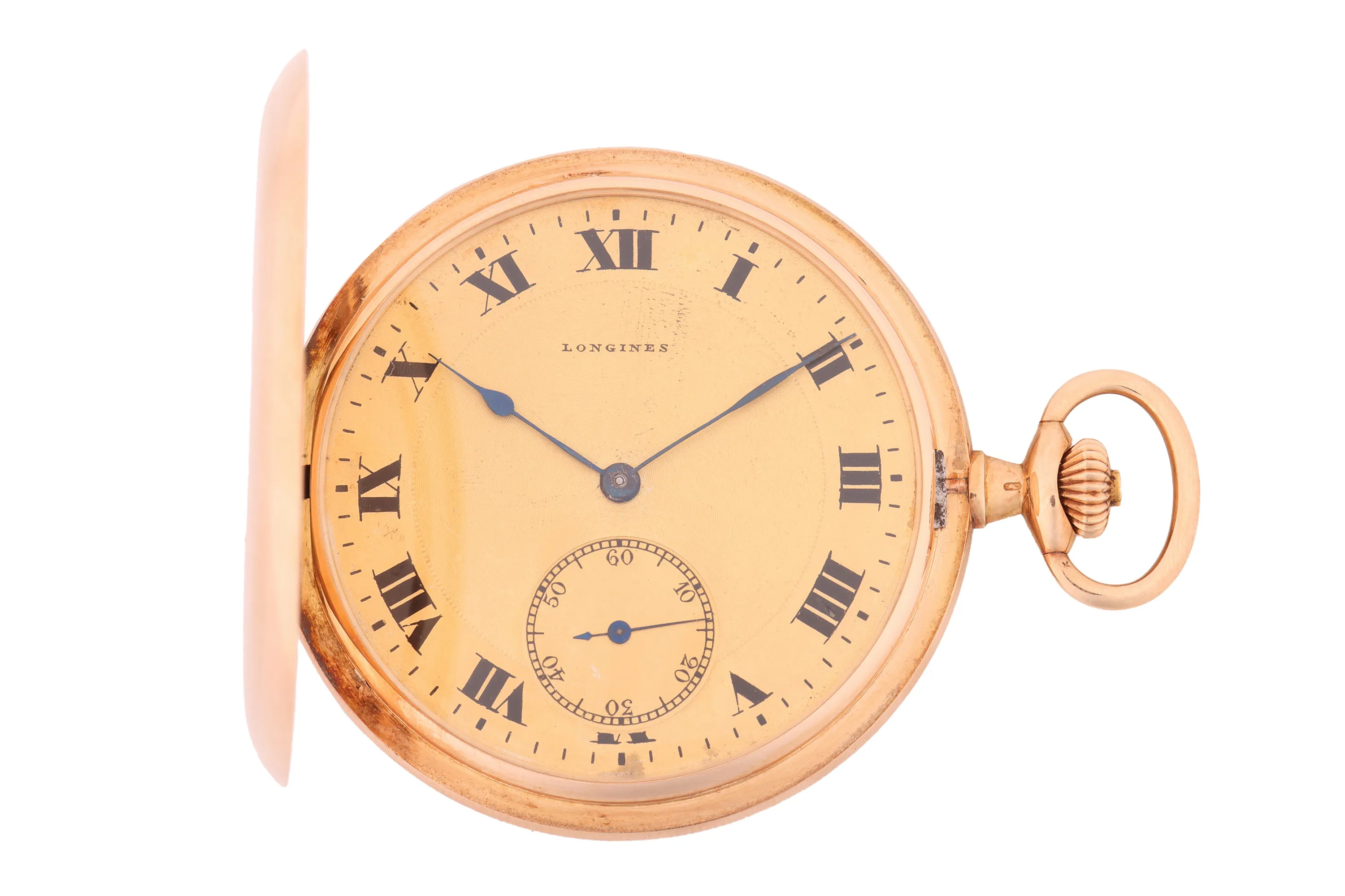 Longines 51mm 14k Gold Gold