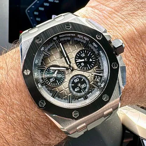 Audemars Piguet Royal Oak Offshore 26420SO.OO.A600CA.01 43mm Stainless steel Brown 4