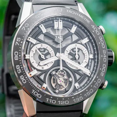 TAG Heuer Carrera CAR5A8Y.FC6377 45mm Titanium Black 4