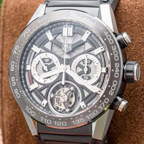 TAG Heuer Carrera CAR5A8Y.FC6377 45mm Titanium Black 9