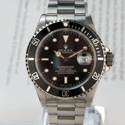 Rolex Submariner 16610LN 40mm Stainless steel Black