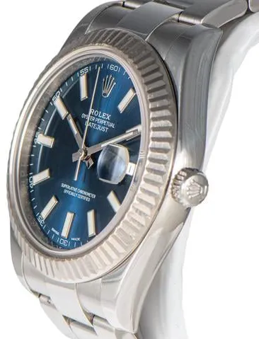 Rolex Datejust II 116334 41mm Stainless steel Blue 1