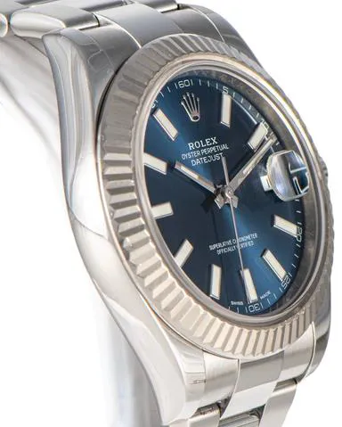 Rolex Datejust II 116334 41mm Stainless steel Blue 2