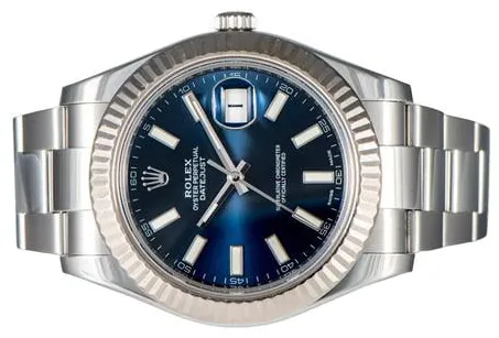 Rolex Datejust II 116334 41mm Stainless steel Blue 3