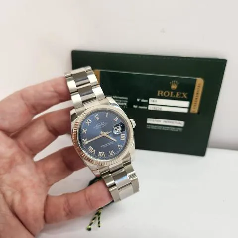 Rolex Datejust 36 116234 36mm Stainless steel Blue