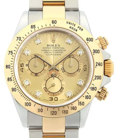 Rolex Daytona 116523G 40mm Yellow gold and Stainless steel Champagne