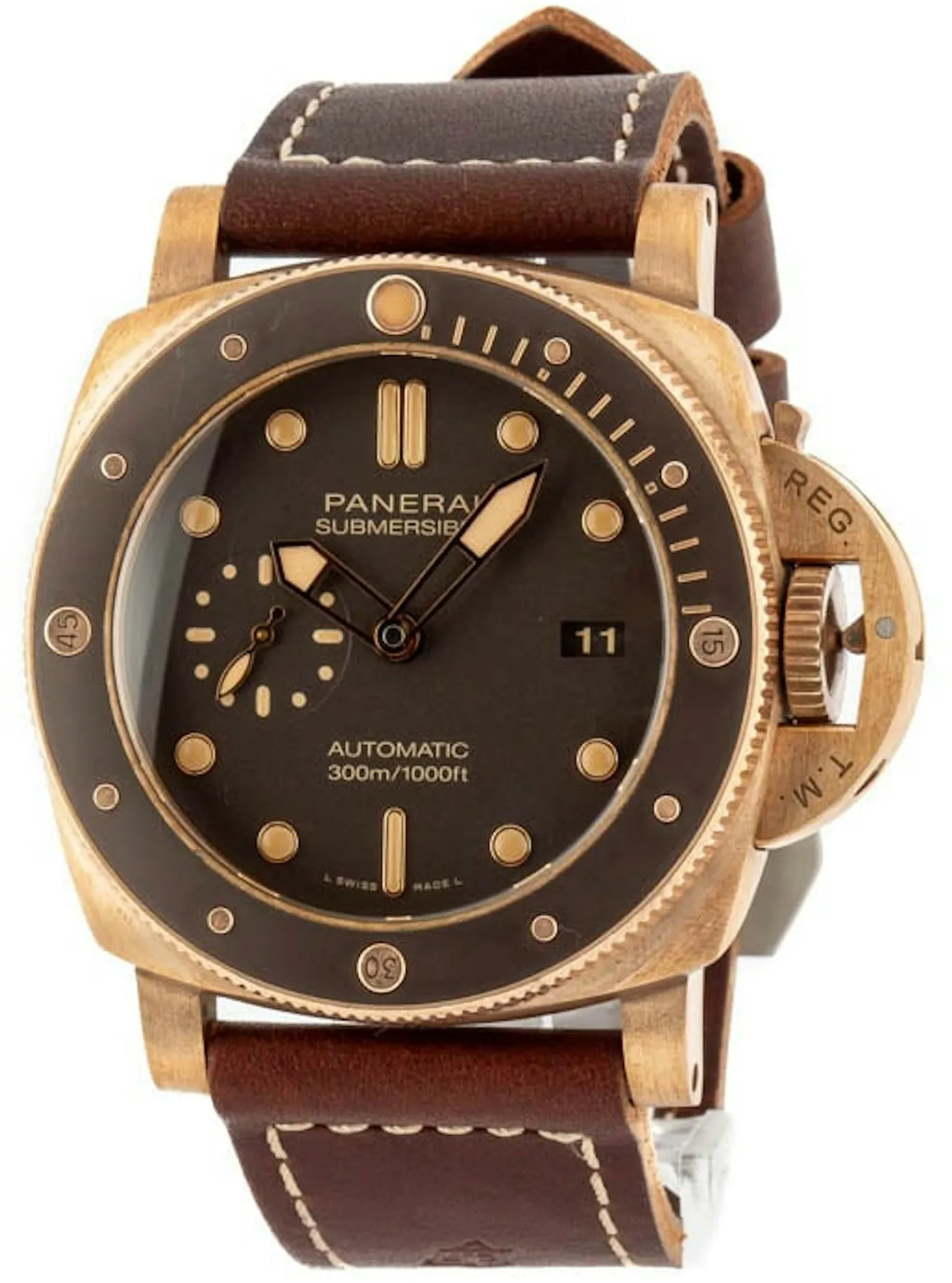 Panerai Submersible PAM 00968 47mm Bronze Brown 2