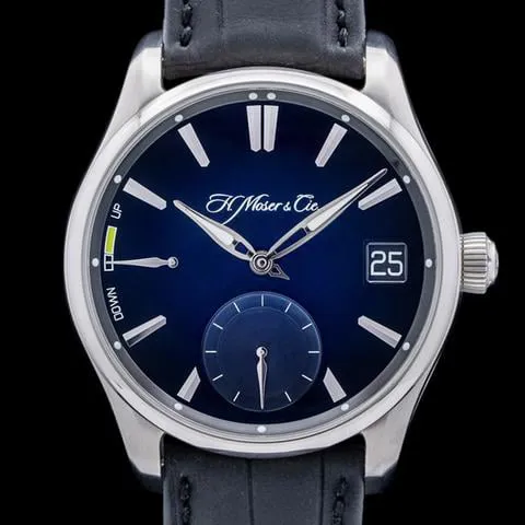 H. Moser & Cie. 3800-1200 43mm Stainless steel Blue