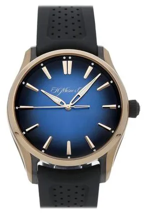 H. Moser & Cie. Pioneer 3200-0903 42mm Titanium Blue