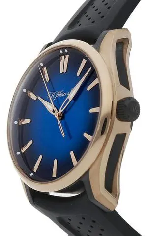 H. Moser & Cie. Pioneer 3200-0903 42mm Titanium Blue 1