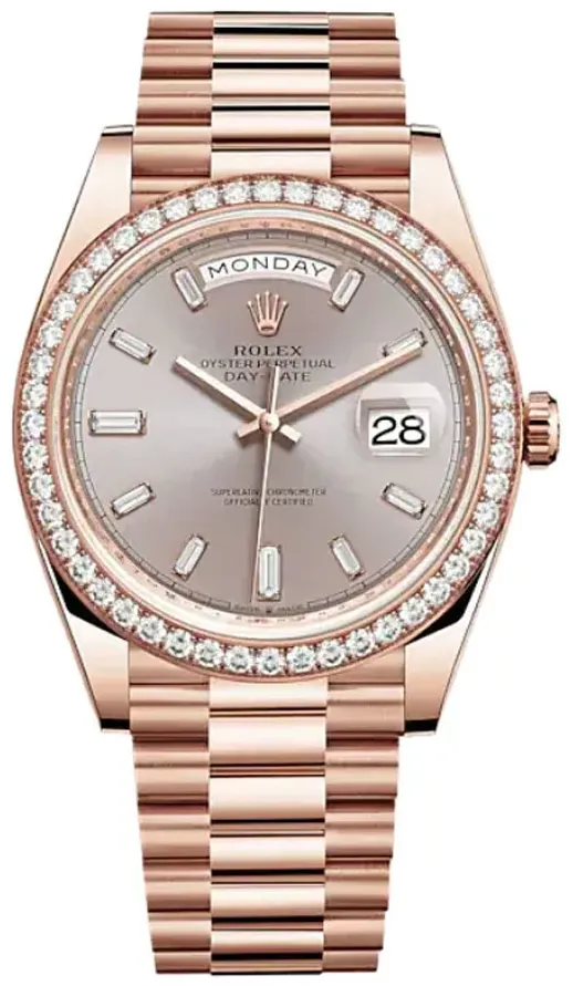 Rolex Day-Date 40 228345RBR 40mm Rose gold Champagne