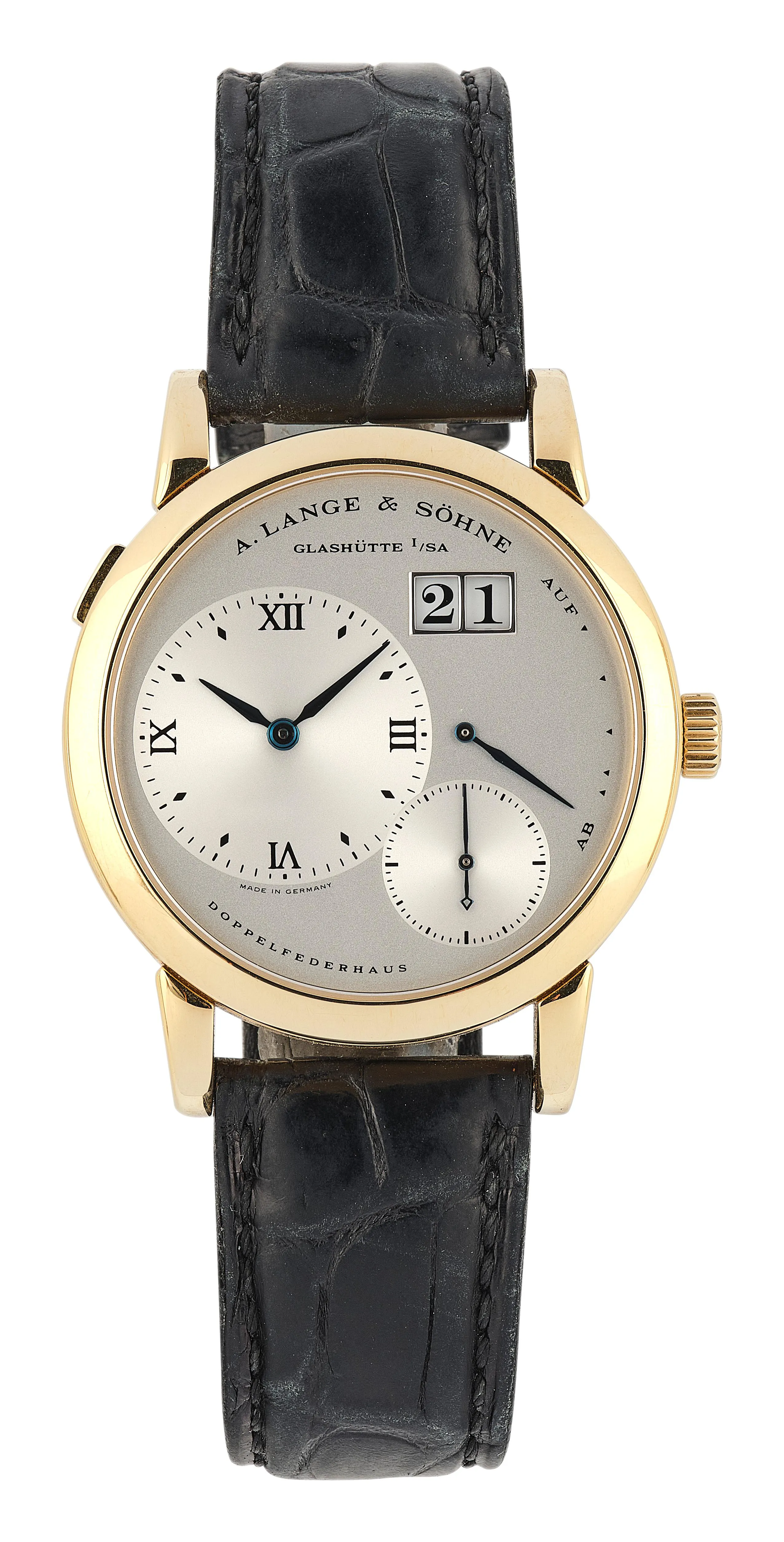 A. Lange & Söhne Lange 1 101.022 38mm Yellow gold Silver