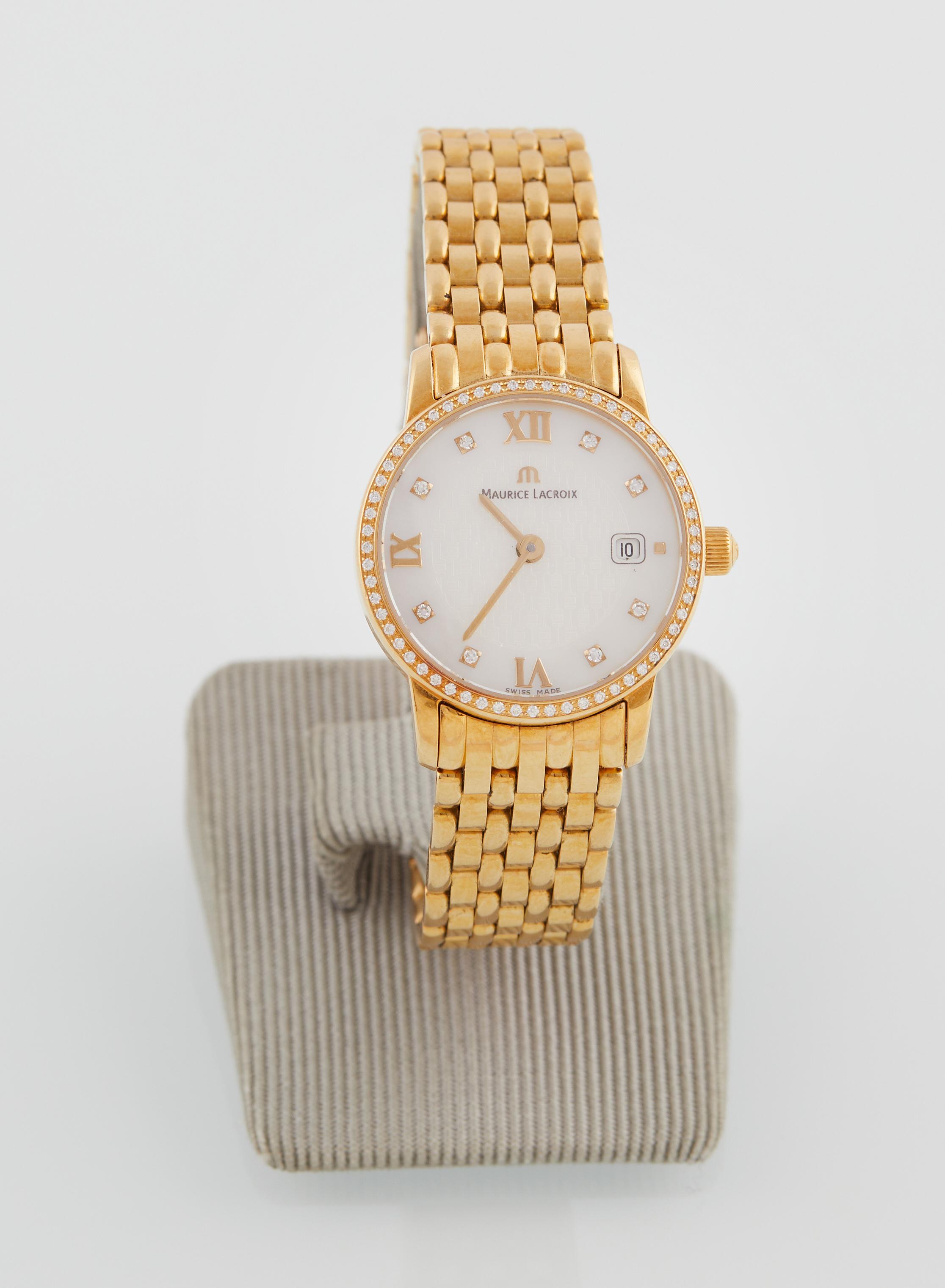 Maurice Lacroix AU1043 Yellow gold and Diamond White 2012 