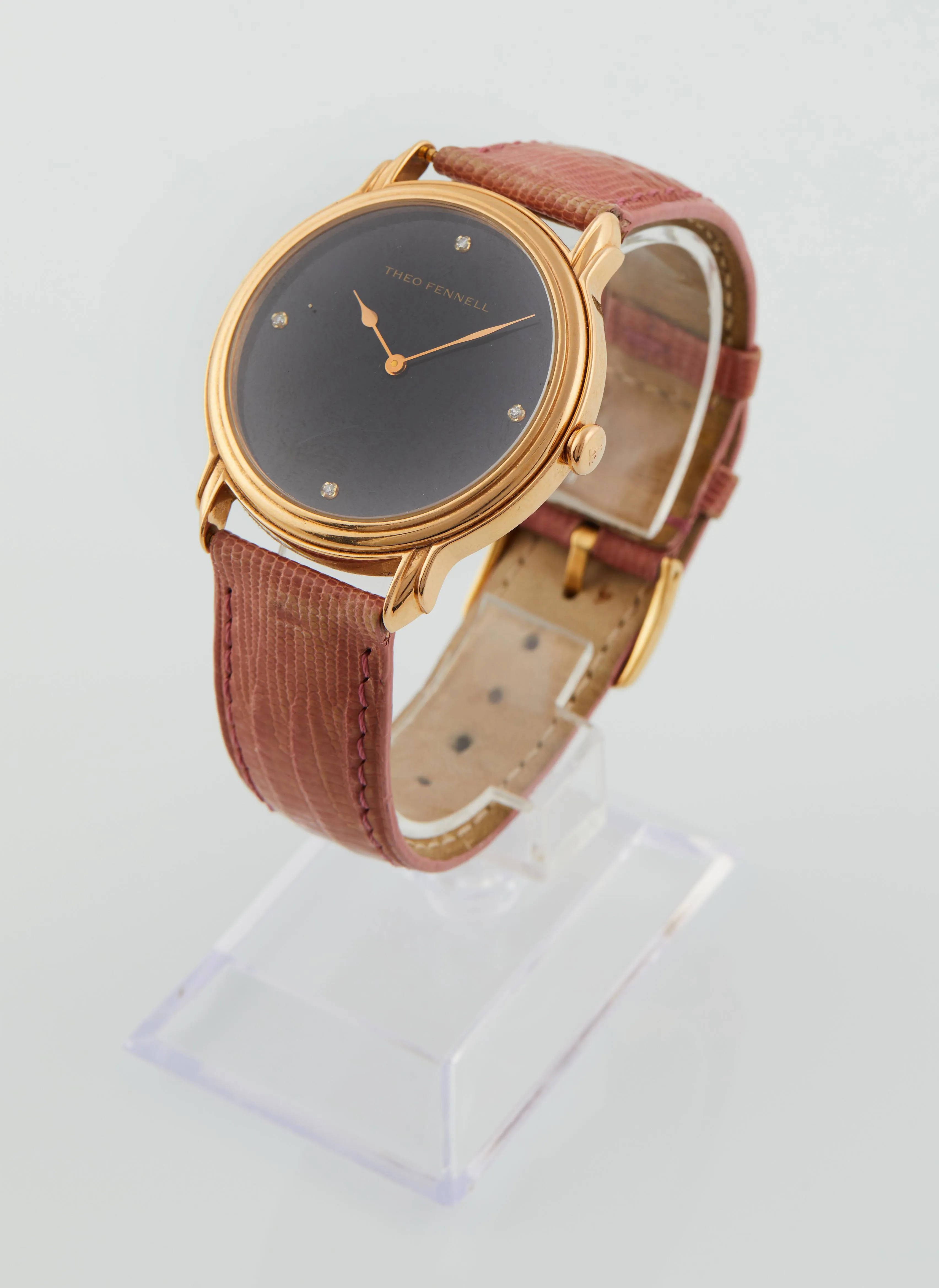 Theo Fennell RLC No.04 39mm Rose gold Black 2