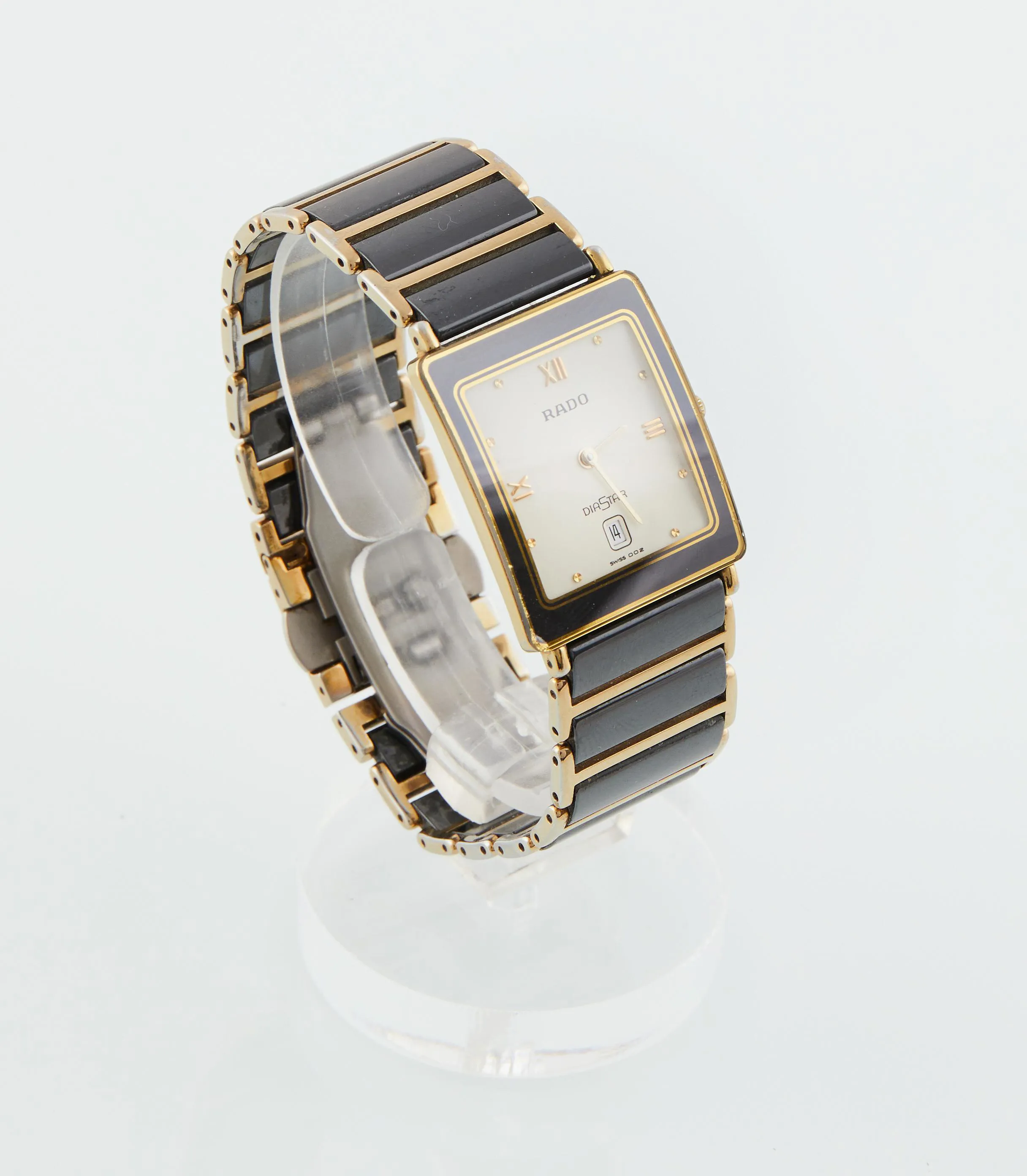 Rado Diastar 160.0281.3 24mm Stainless steel and Gold-plated White 1