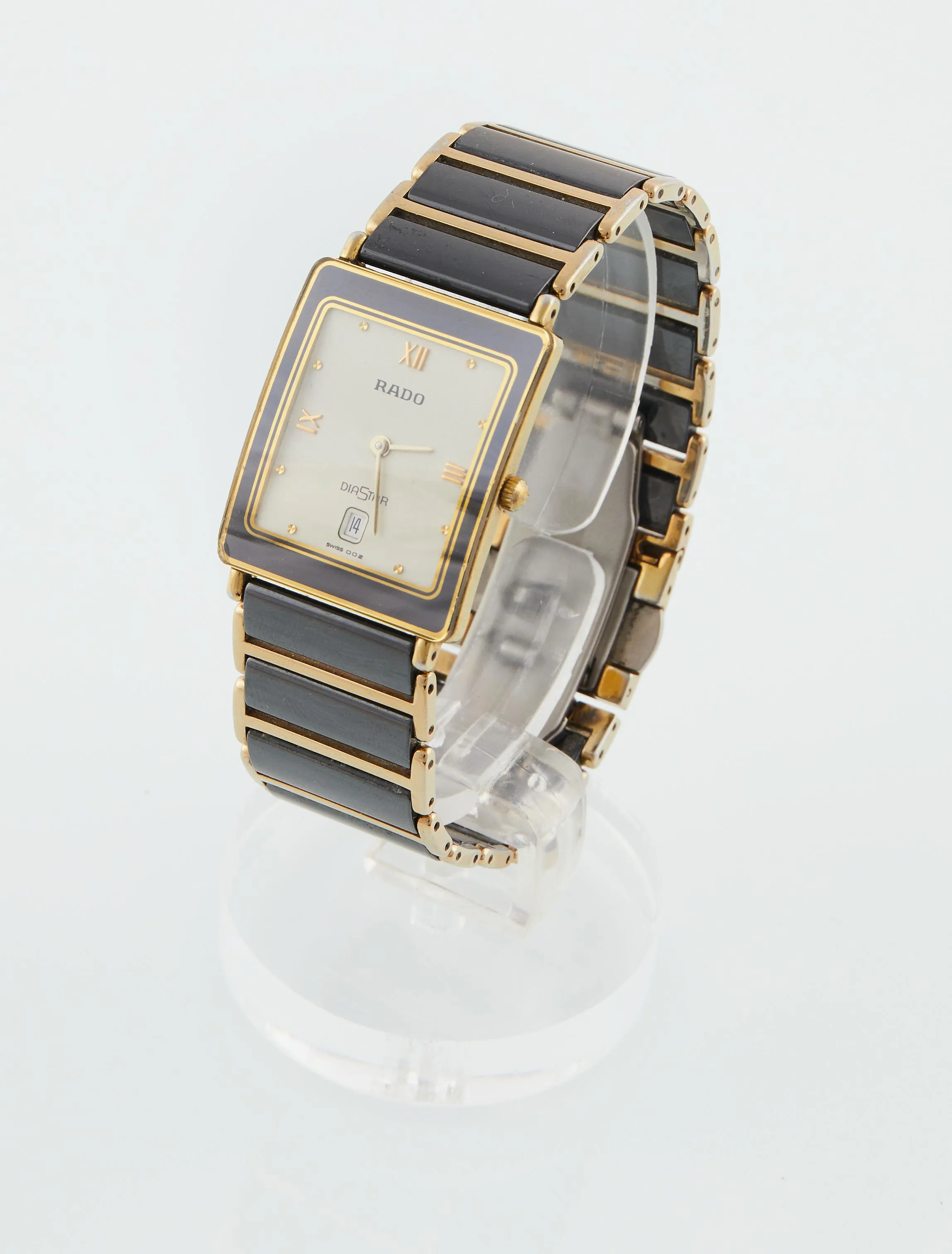 Rado Diastar 160.0281.3 24mm Stainless steel and Gold-plated White 2