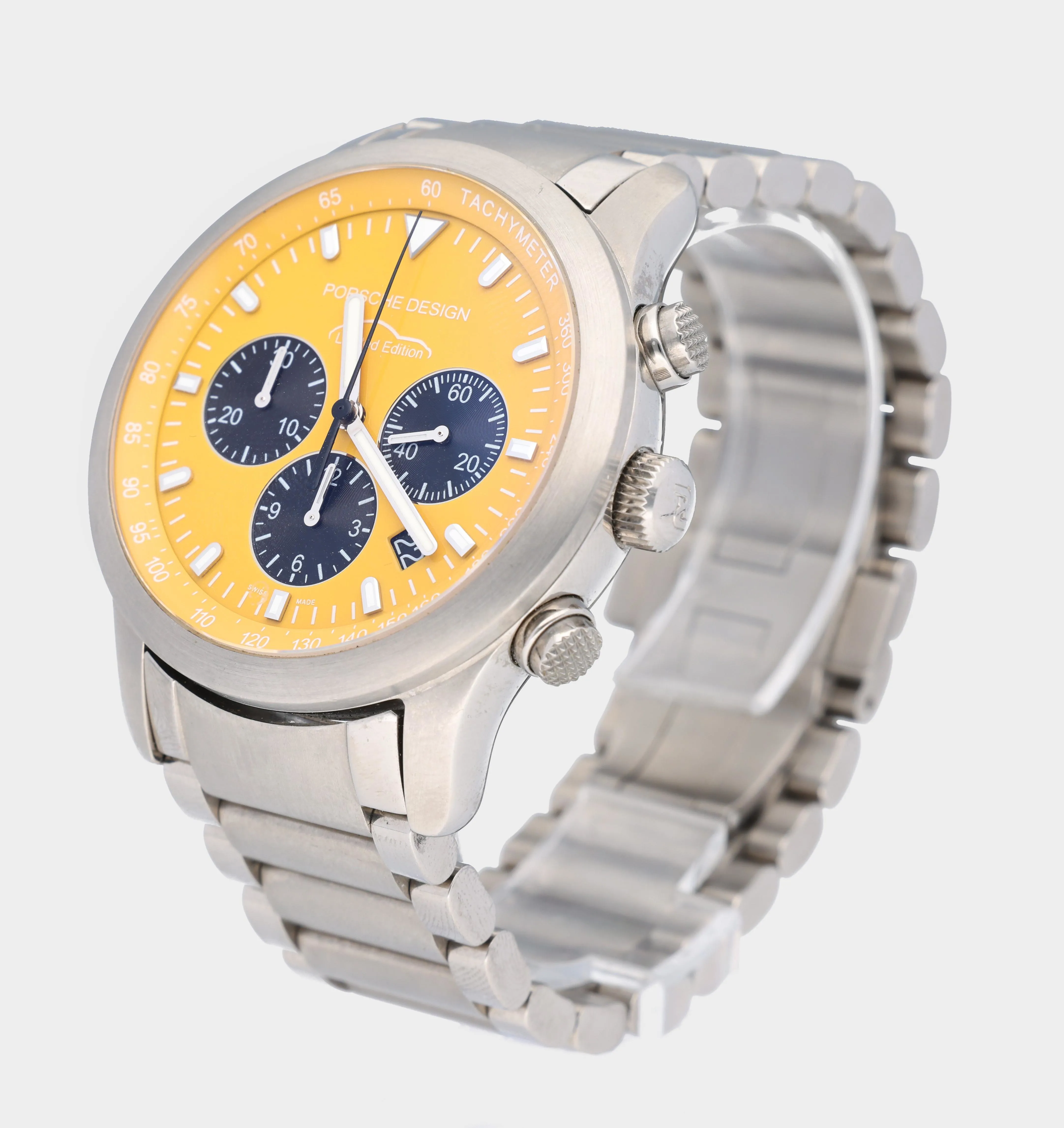 Porsche Design PTC 911 6612.11/1 43mm Titanium Yellow 2