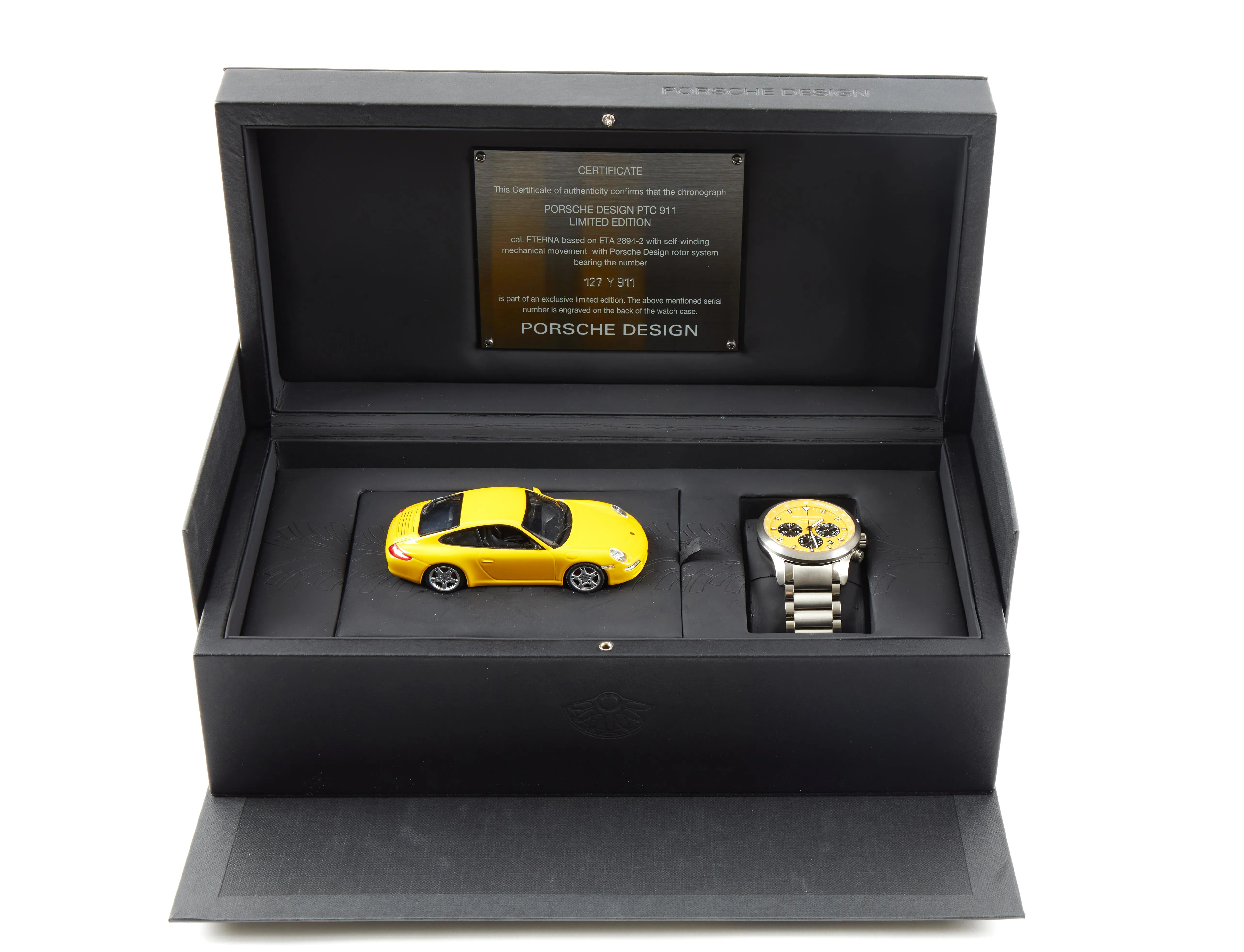 Porsche Design PTC 911 6612.11/1 43mm Titanium Yellow 7