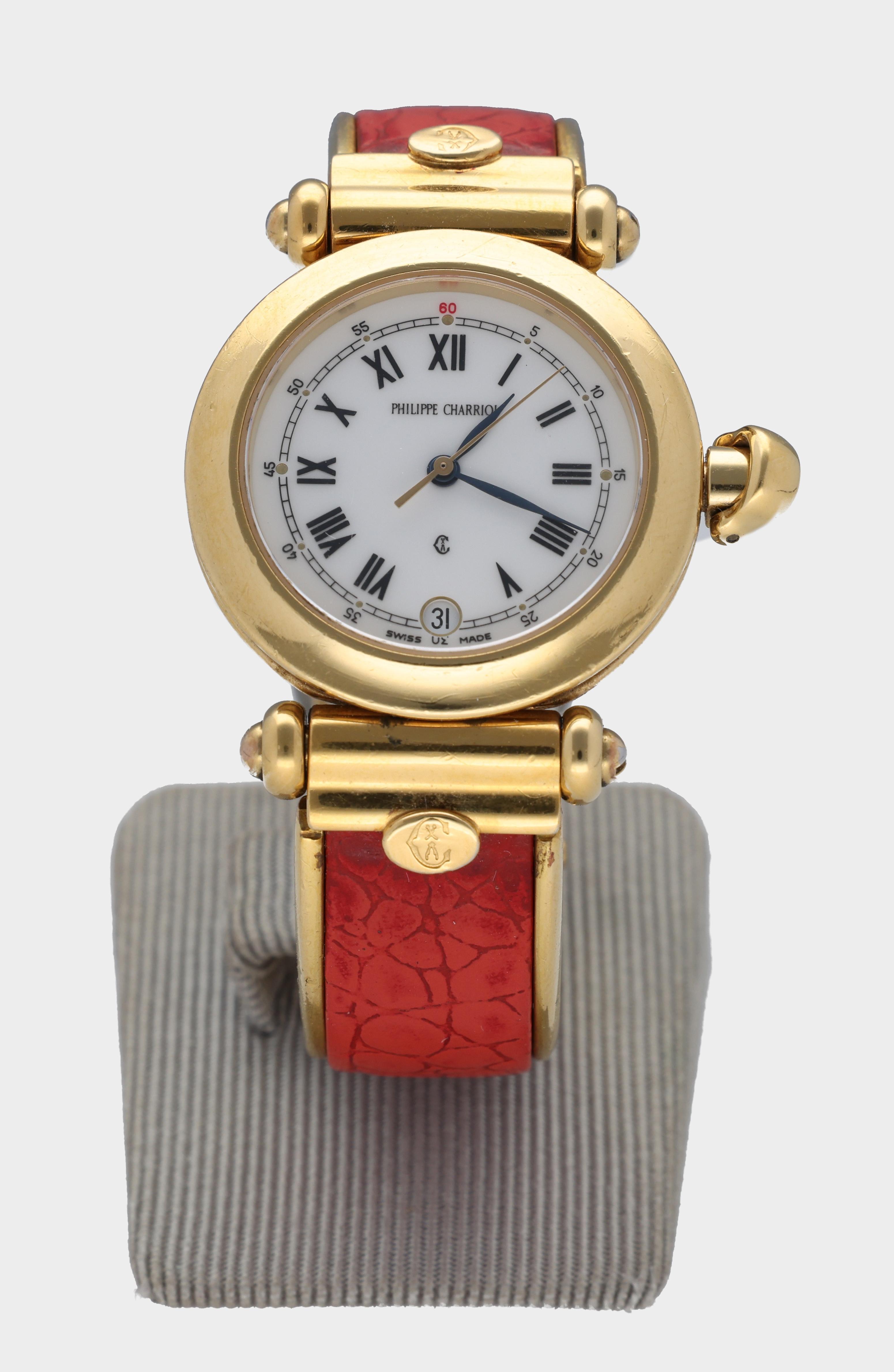 Philippe Charriol Metal and Gold-plated White 1997 Austria