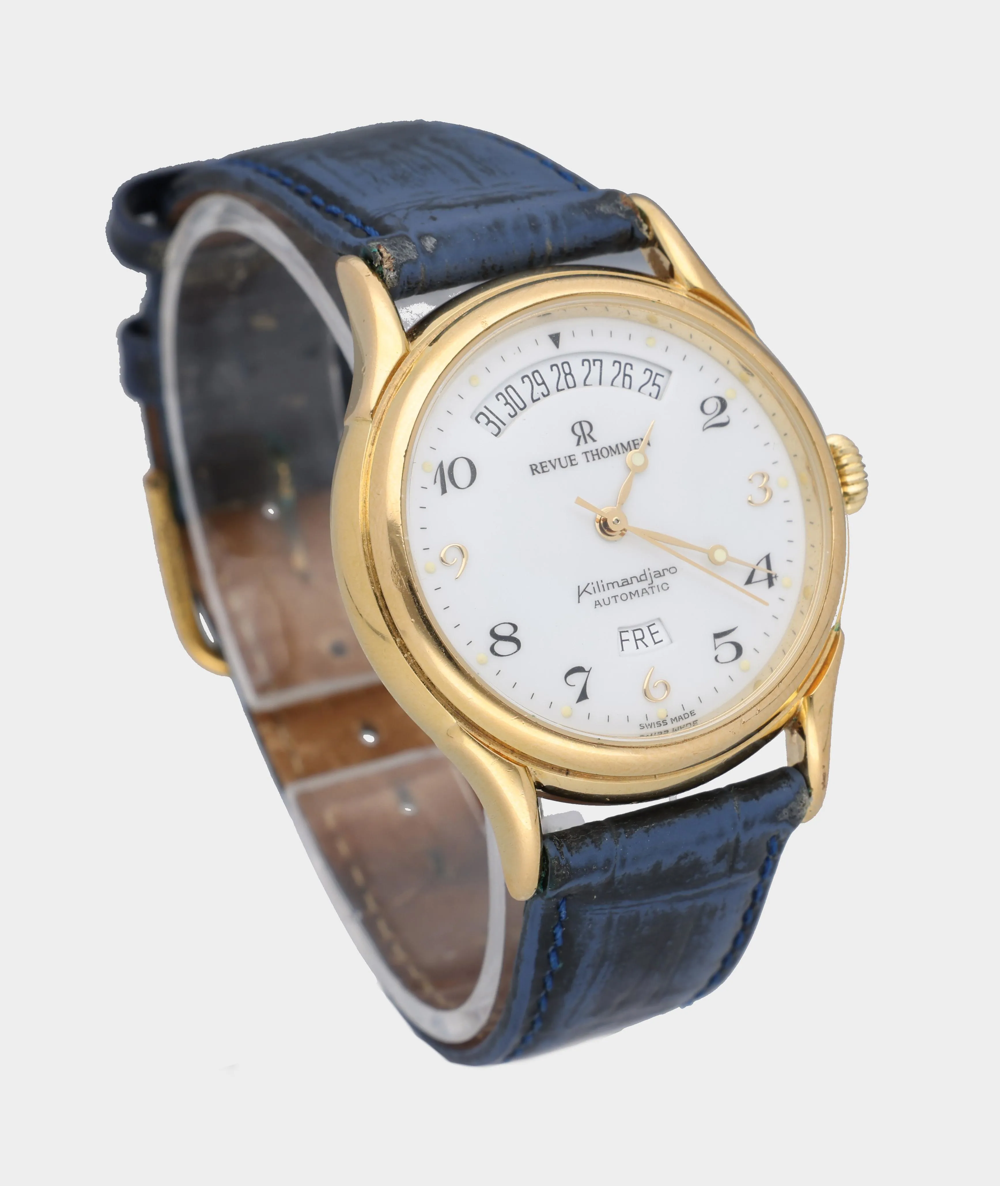 Revue Thommen Kilimandjaro 35mm Metal and Gold-plated White 1