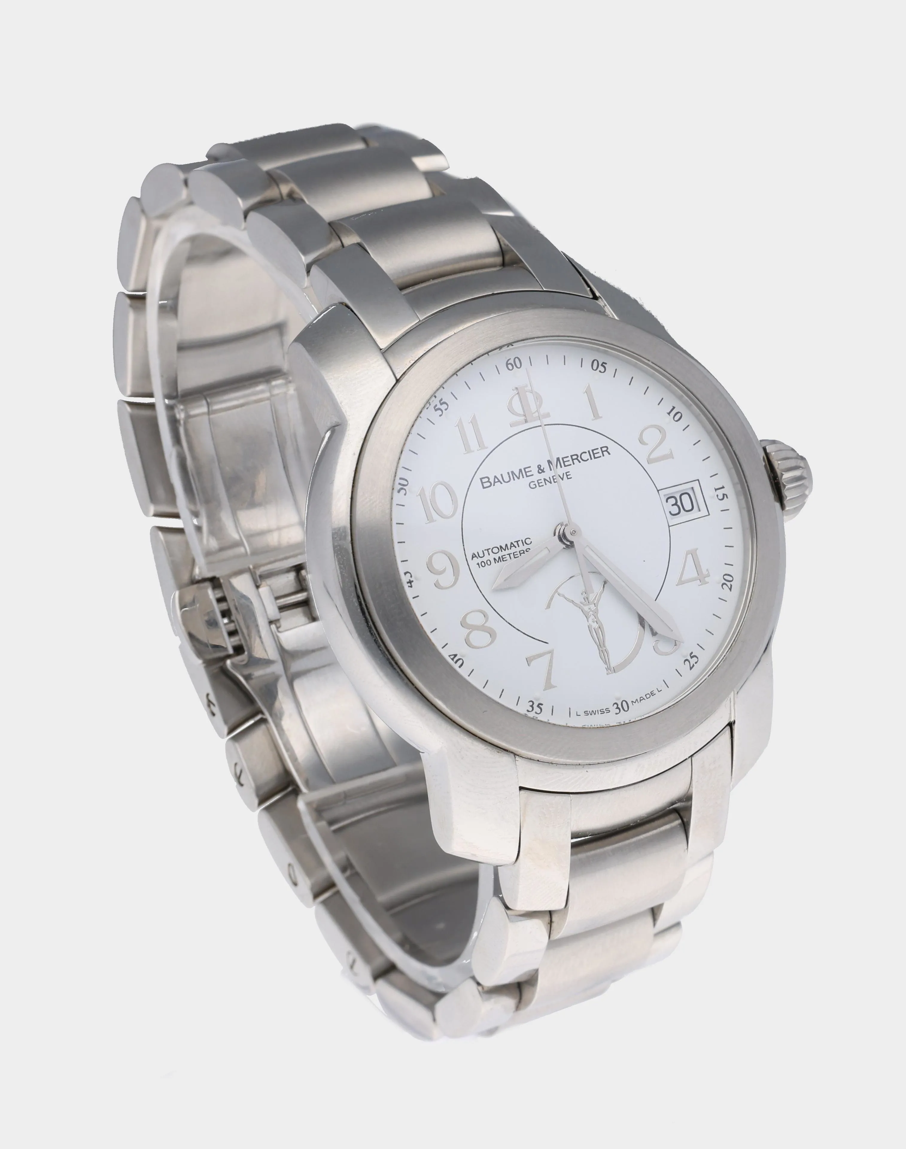 Baume & Mercier 65549 39mm Stainless steel White 1