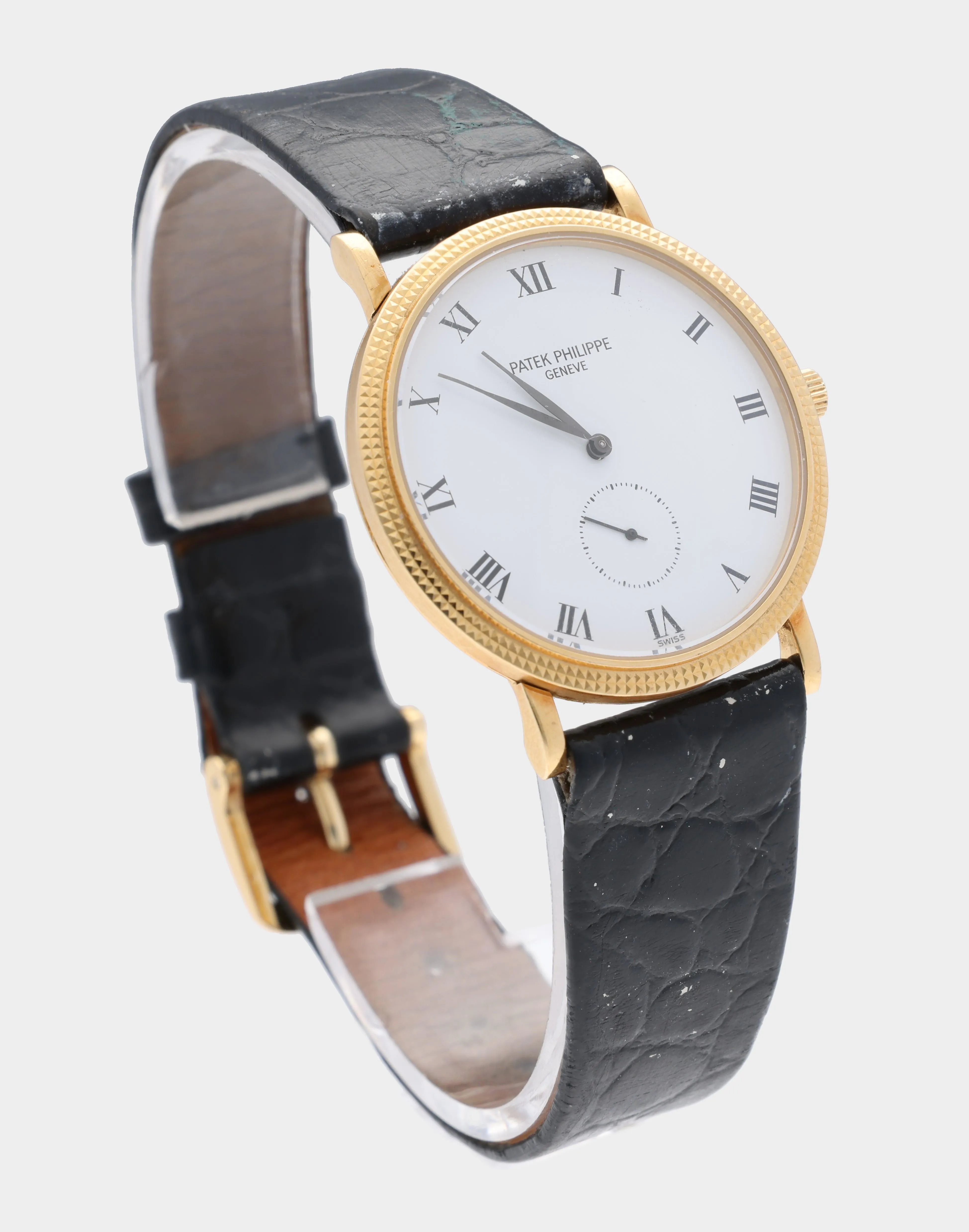 Patek Philippe Calatrava 3919 33mm Yellow gold White 1