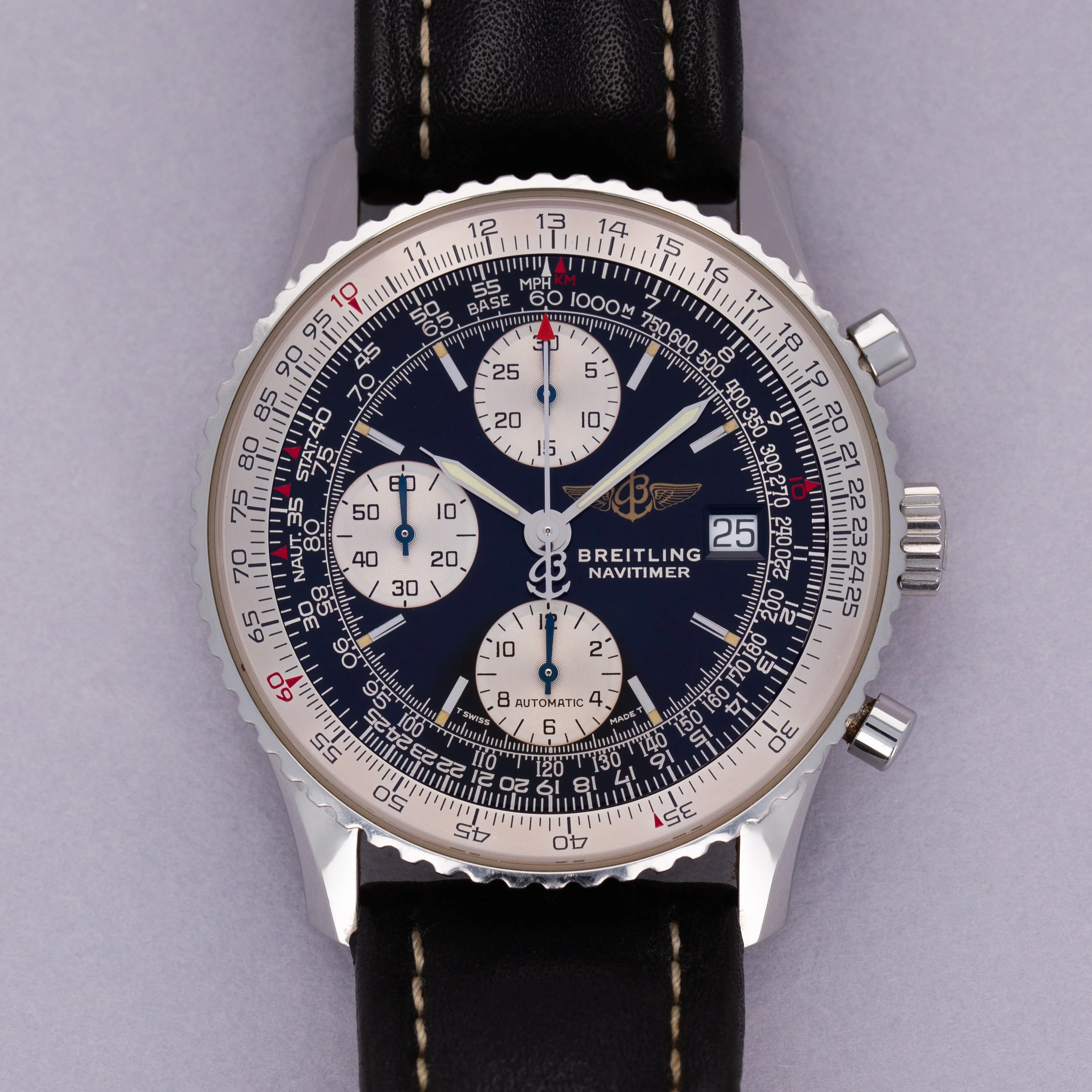 Breitling Navitimer A13022 41.5mm Stainless steel Black