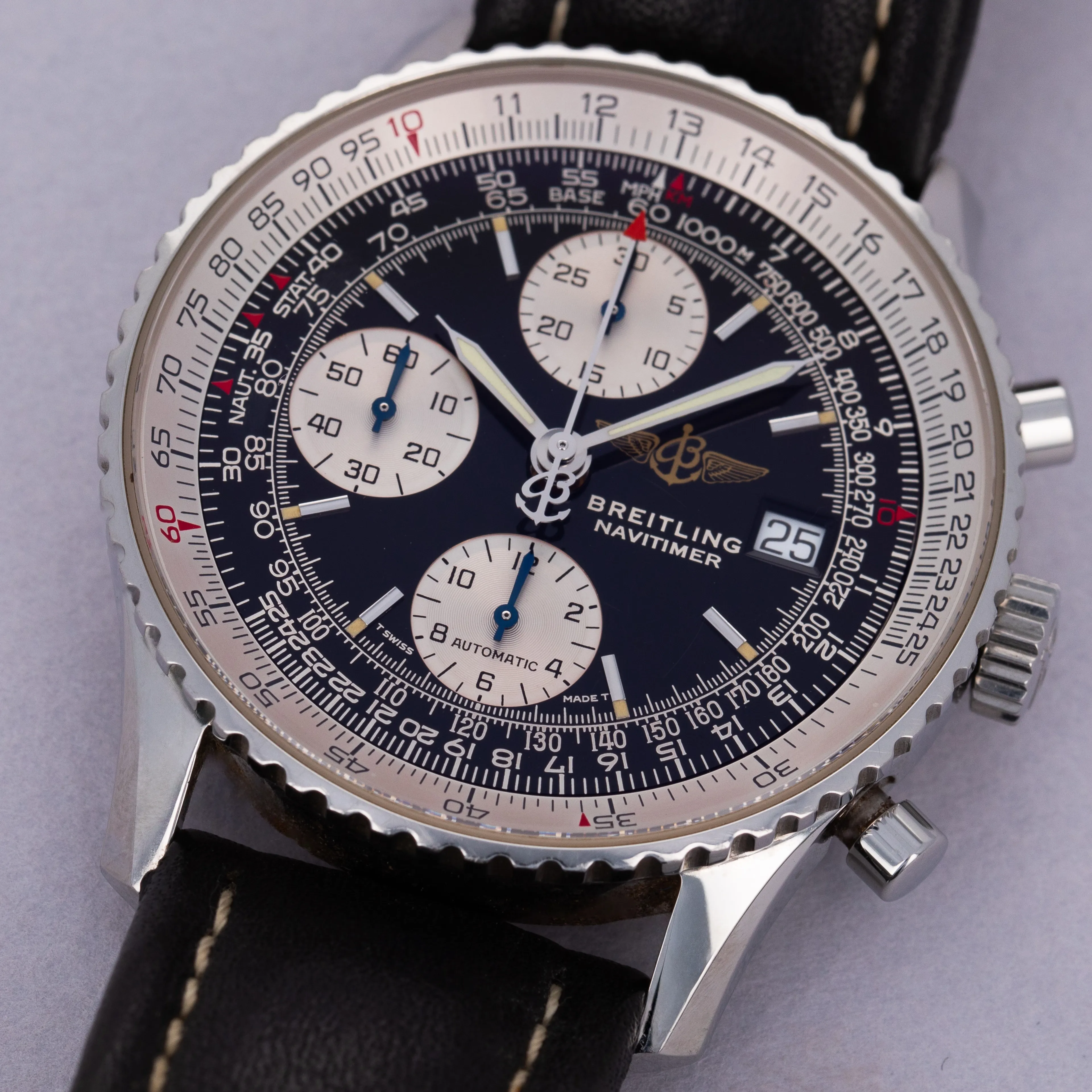 Breitling Navitimer A13022 41.5mm Stainless steel Black 2