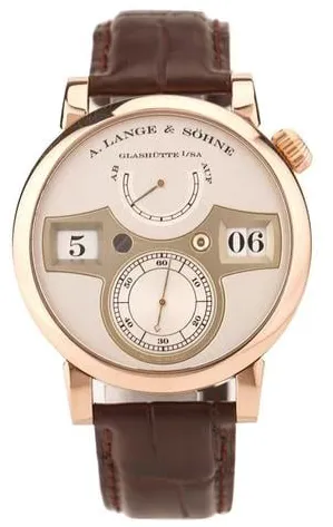 A. Lange & Söhne Zeitwerk 140.032 42mm Rose gold Silver