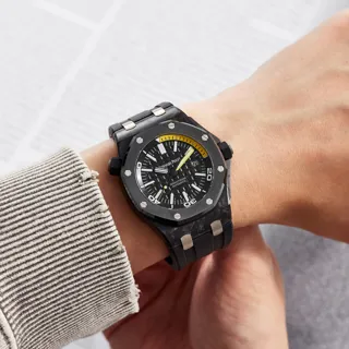 Audemars Piguet Royal Oak Offshore Diver 15706AU.OO.A002CA.01 Carbon fiber and Ceramic and Titanium Black