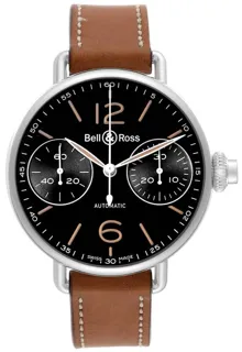 Bell & Ross Heritage BRWW1-MONO-HER/SCA 45mm Stainless steel Black