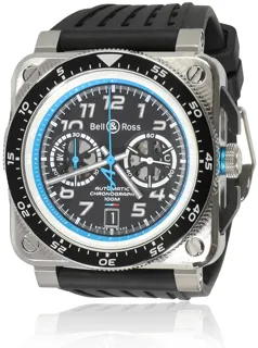 Bell & Ross Alpine F1 Steel BR03-94-A521 Stainless steel Black