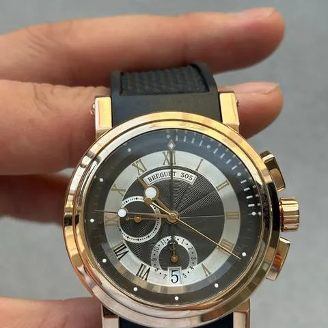 Breguet Marine 5827BR/Z2/5ZU 42mm Rose gold Black