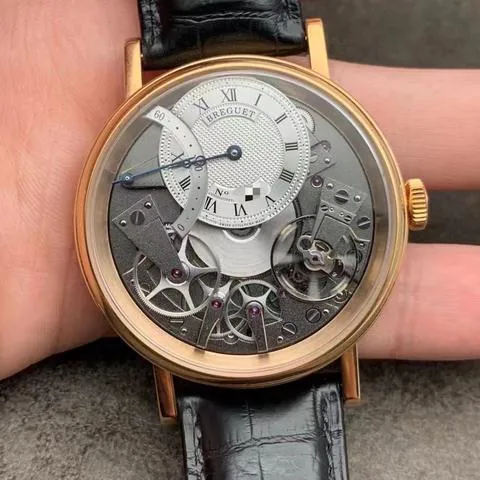 Breguet Tradition 7097BR/G1/9WU 40mm Rose gold Silver