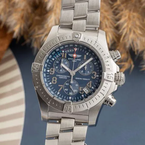 Breitling Avenger A73390 45mm Stainless steel Blue