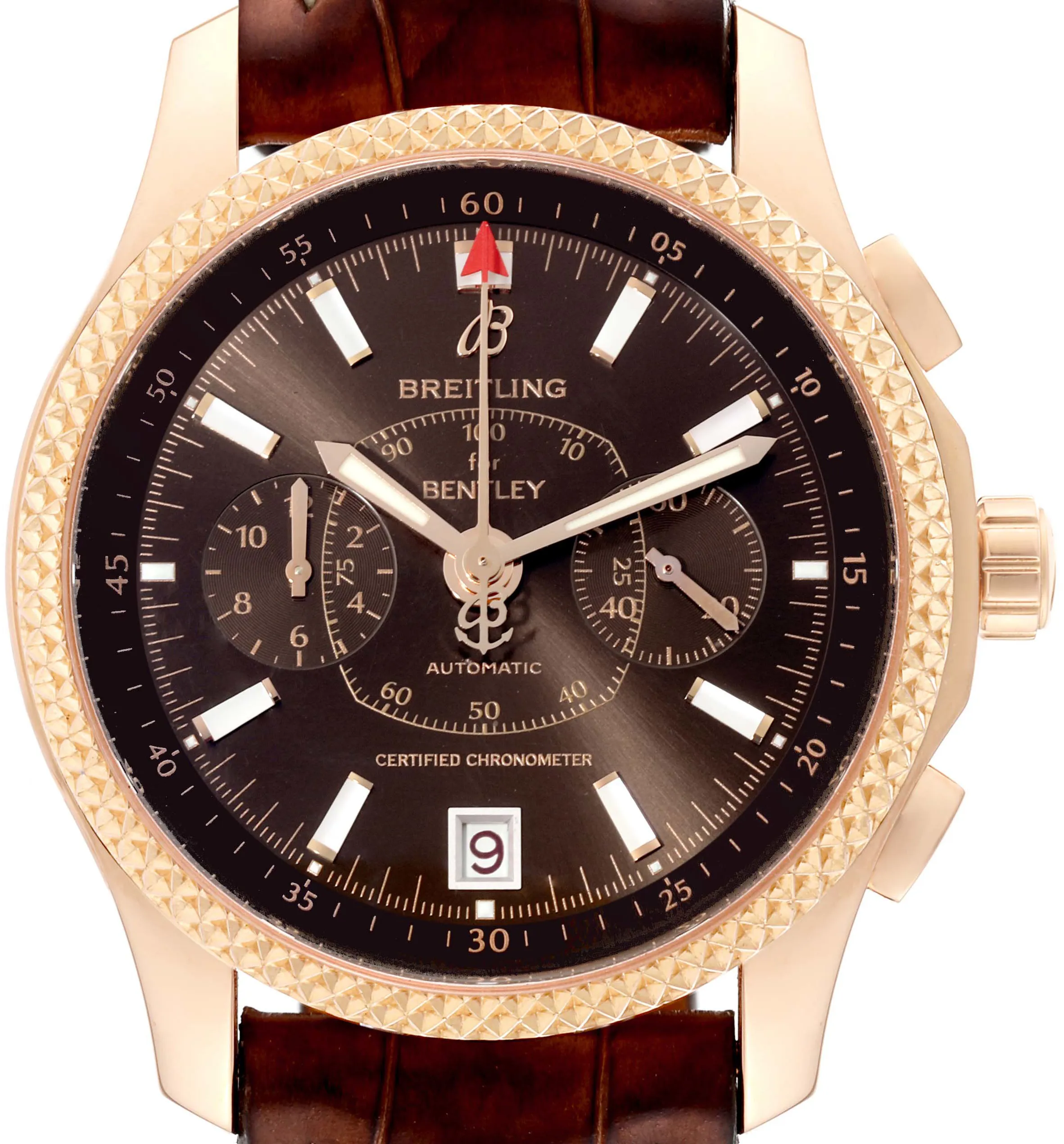 Breitling Bentley Mark VI R26362 42mm Rose gold and 18k rose gold Brown