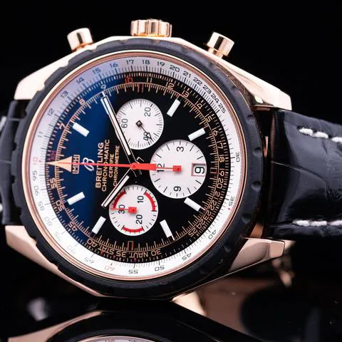 Breitling Chrono-Matic R14360 49mm Rose gold Black 1