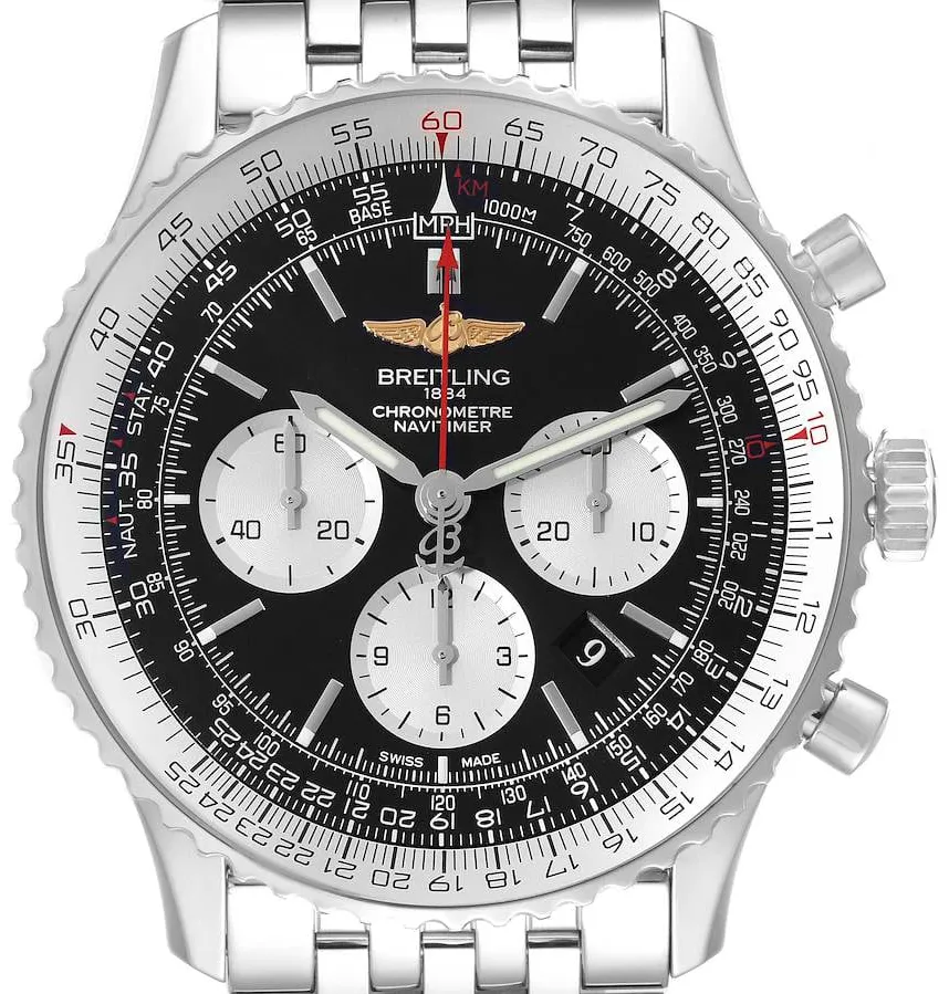 Breitling Navitimer AB012721/BD09/443A 46mm Stainless steel Black