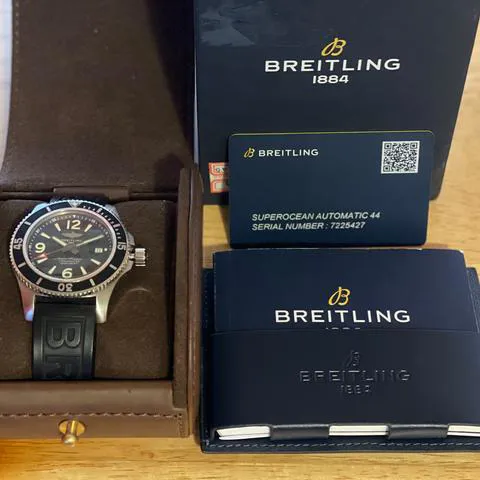 Breitling Superocean A17367D71B1S1 44mm Stainless steel Black 10