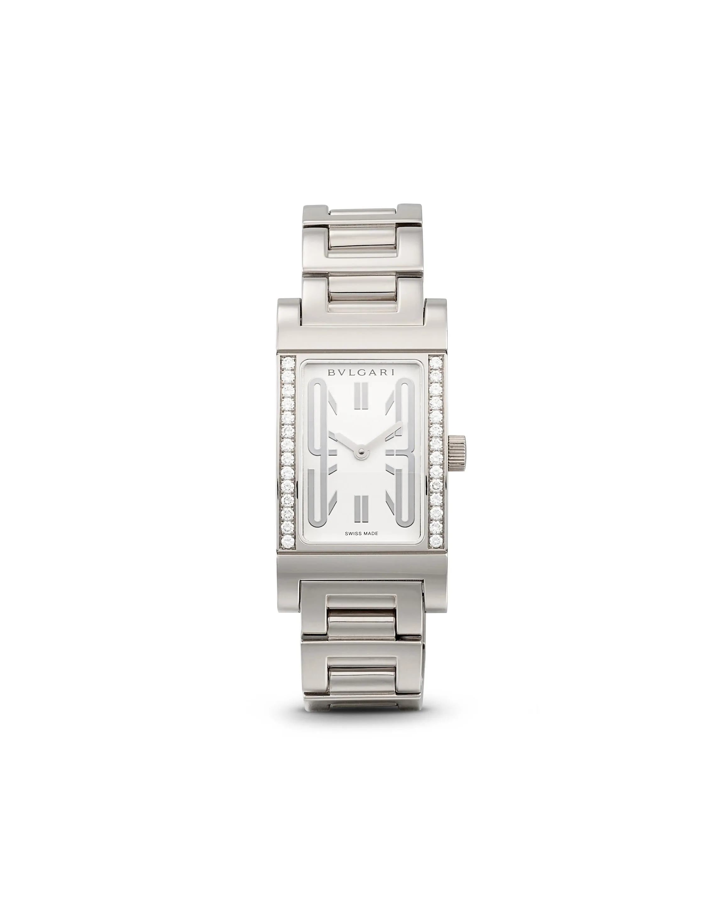 Bulgari L416 21mm 18k white gold White