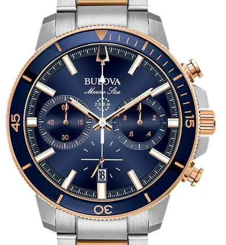 Bulova Marine Star 98B301 45mm Stainless steel Blue