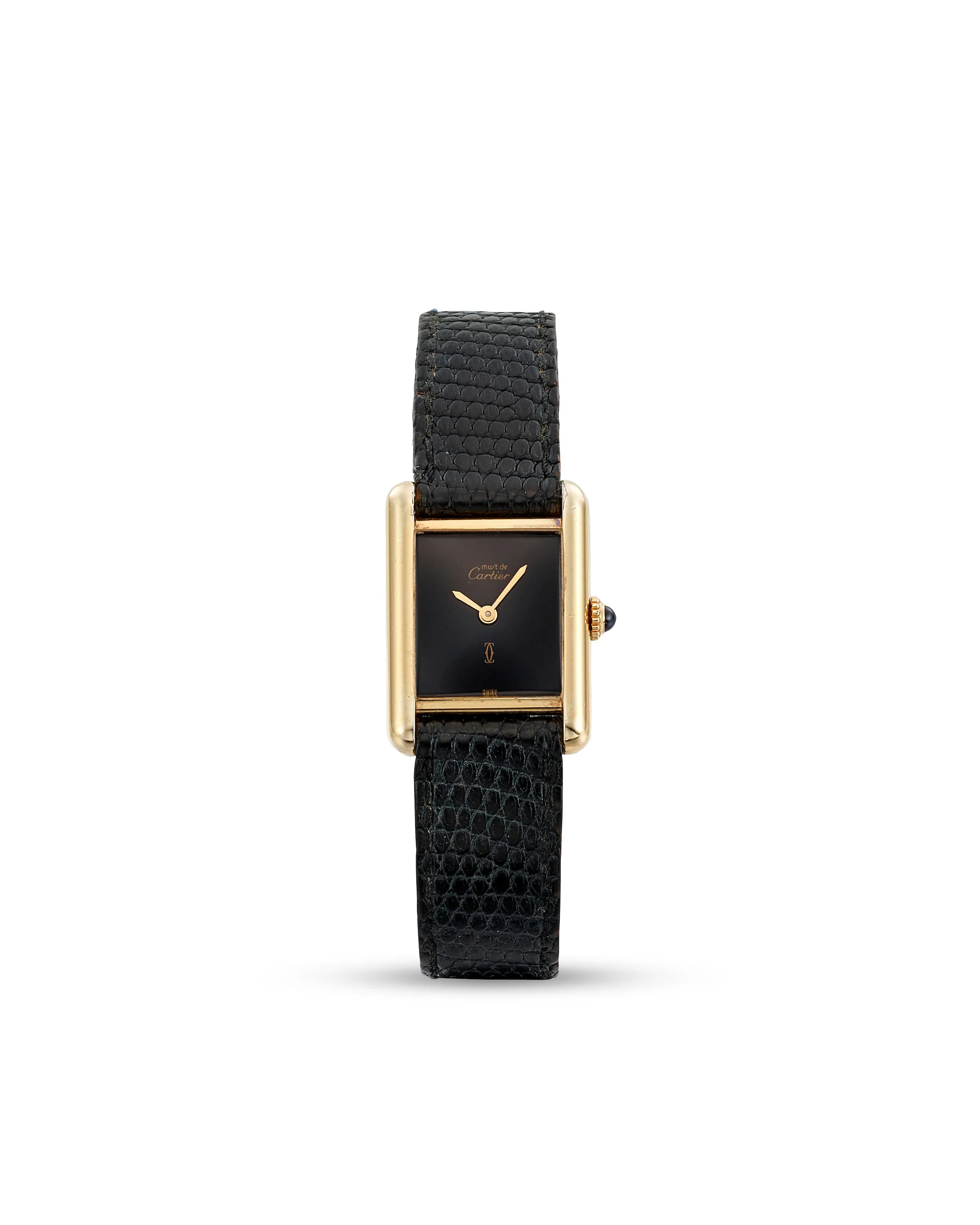 Cartier Must de Cartier 20.5mm Yellow gold Black