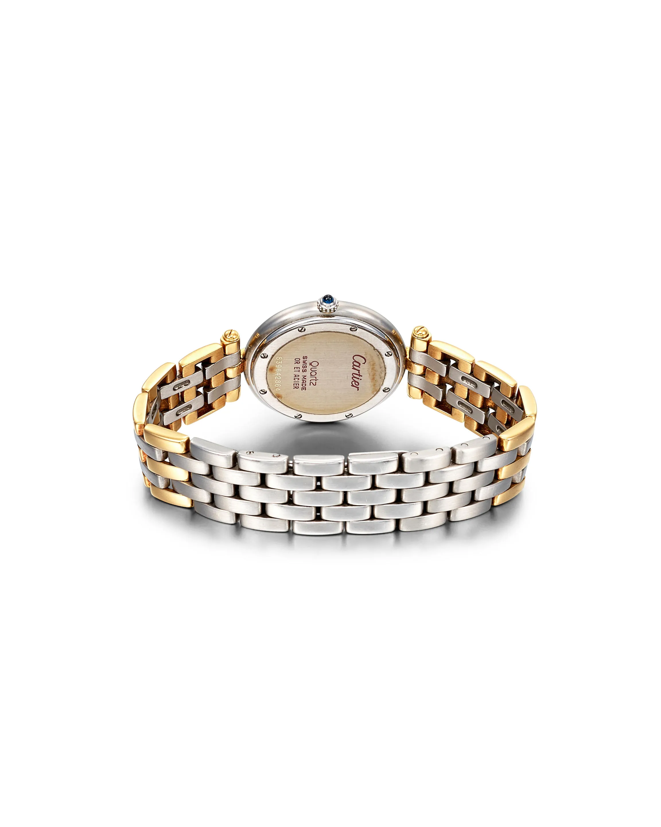 Cartier Panthère 30mm stainless steel and yellow gold White 1