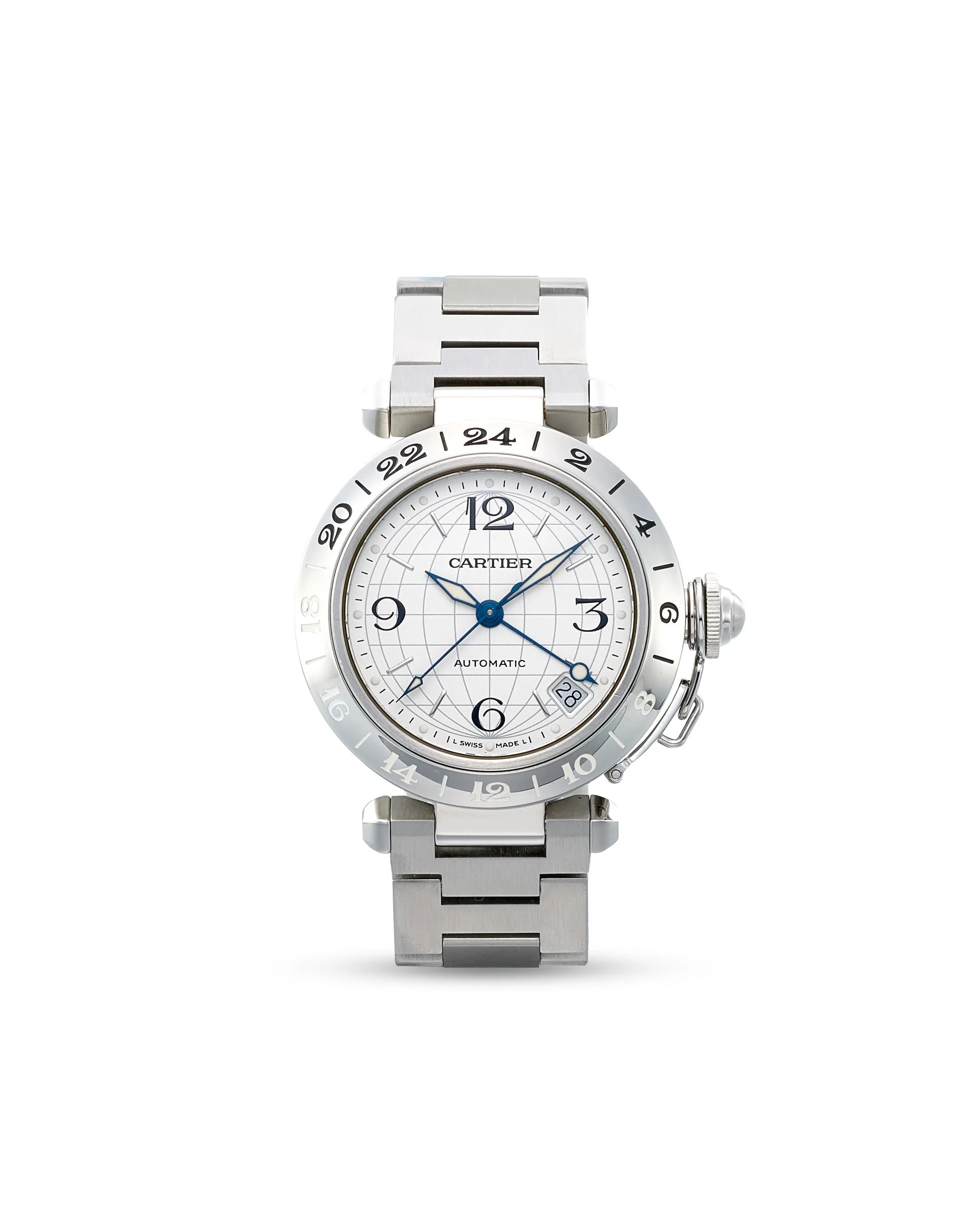 Cartier Pasha de Cartier 2377 35mm Stainless steel White