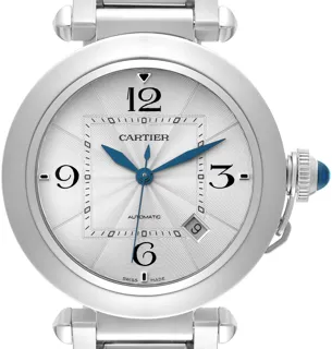 Cartier Pasha WSPA0009 Stainless steel Silver