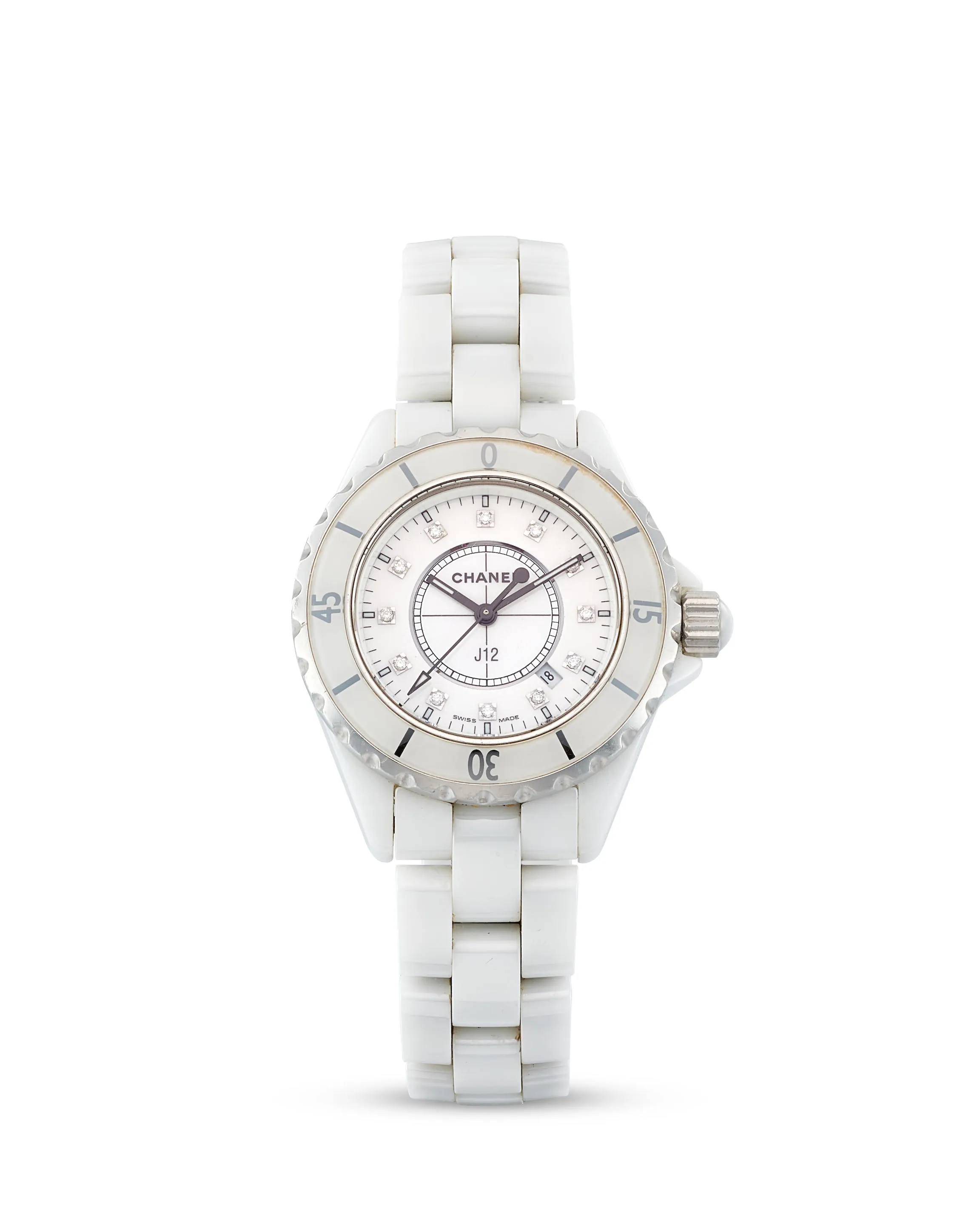 Chanel J12 34mm Ceramic White